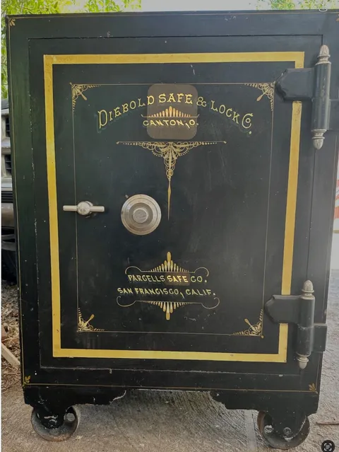 Antique large safe home security