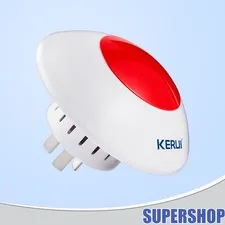 KERUI J009 110dB Wireless Flash Strobe Siren Lot for House Security Alarm System