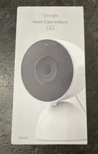 New Google Nest Cam 2K 3rd Gen Indoor Wired Security Camera Snow GA09973-US