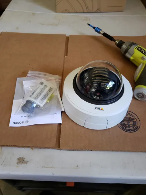 Axis P3248-LV Network Camera – nice used unit, 4K Indoor Dome with IR and WDR