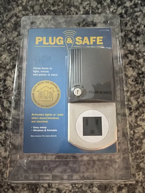PLUG & SAFE (Activates lights or radio when doors/windows are touched) NEW
