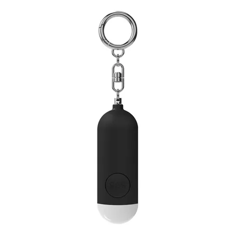 Alarm -Wolf Girl Child Women Security Protect Alert Keychain Black W3N58754