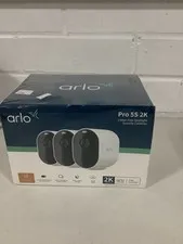 Arlo Pro 5S 2K Spotlight Camera, VMC4360P, 3 Pack, White. New Sealed
