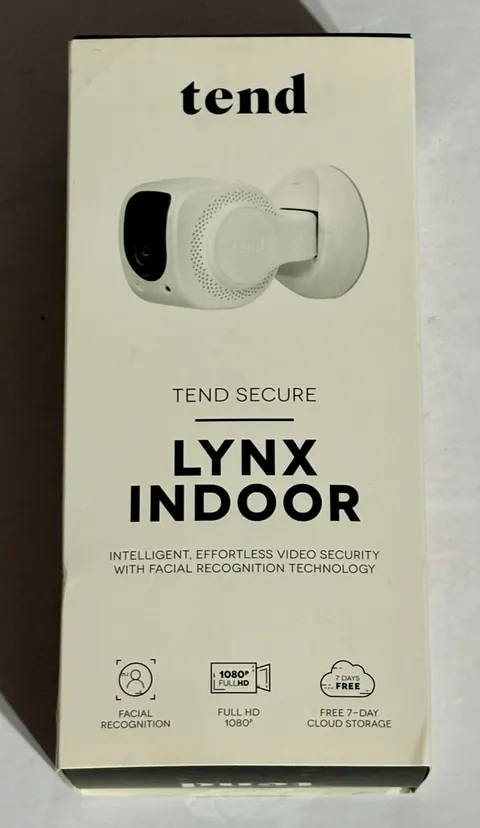 TEND Secure  Video Security Lynx Indoor w/ Facial Recognition Open Box 1080 HD