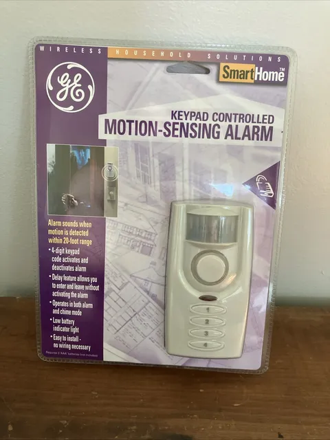 GE Motion Sensing 120 dB Alarm Indoor Entry Chime GESECMA20-D
