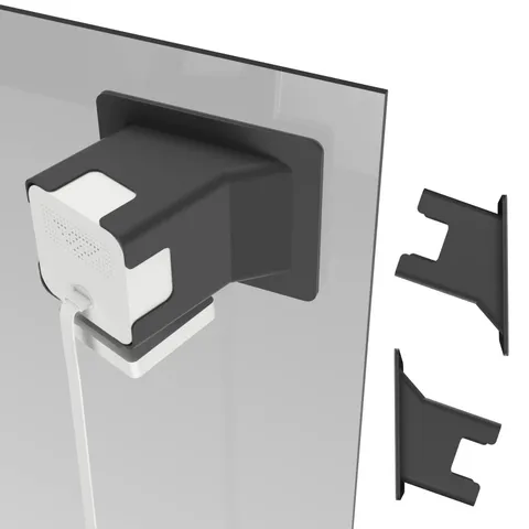Teccle 2 Pack Angled Window Mount for Wyze Cam v4 Cam V3, 20 Degrees Tilt ( Up/D