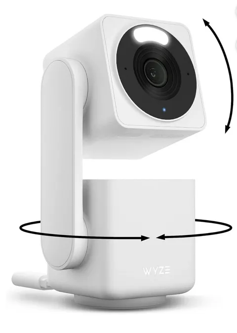 Wyze Cam Pan v4 Smart Security Camera, AI Indoor/Outdoor Camera With Color Night