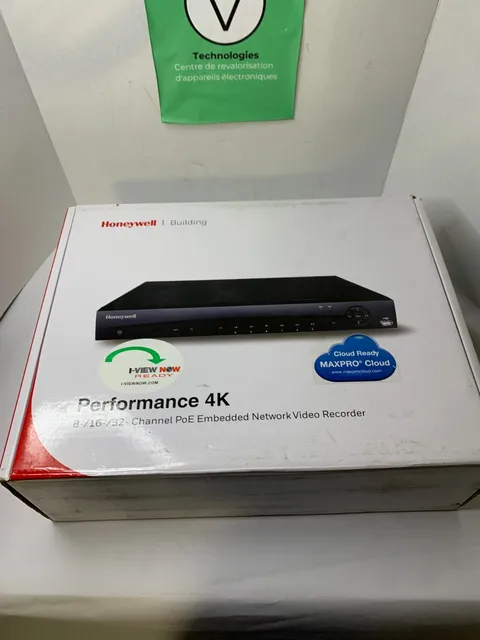 Honeywell HEN08144 Focus 8-Channel 12MP PoE Network Video Recorder with 4TB HDD