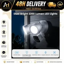 3K UHD Outdoor Floodlight Security Camera Wi-Fi Alexa 105dB Siren