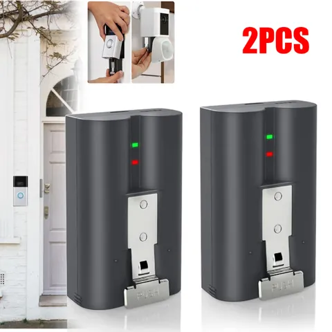 2 Pack V4 6040mAh Battery Replacement for Ring for Video Doorbell 2/3 3.65V-4.2V