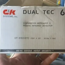 C&K Systems DT-6100STC Dual Tech Microwave/PIR Wired Indoor Motion Detector