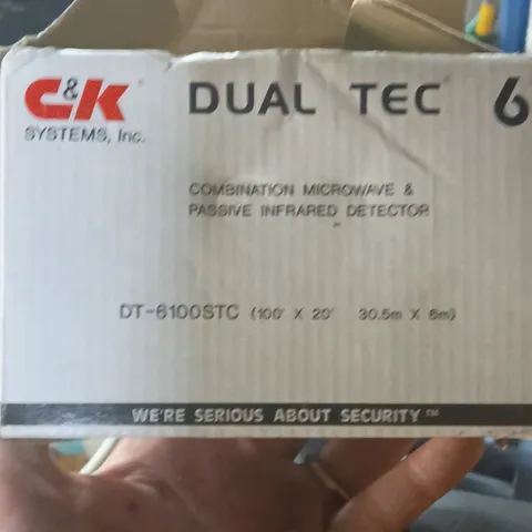 C&K Systems DT-6100STC Dual Tech Microwave/PIR Wired Indoor Motion Detector