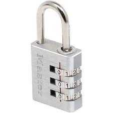 Master Lock 7630EURD Aluminum 30mm 3-Digit Combination Lock
