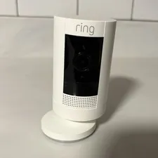 Ring Stick Up Cam 1080p Wi-Fi IP Camera Alexa Motion Detection Indoor White