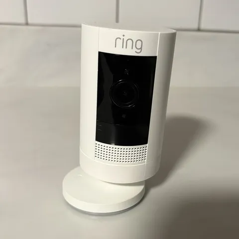 Ring Stick Up Cam 1080p Wi-Fi IP Camera Alexa Motion Detection Indoor White