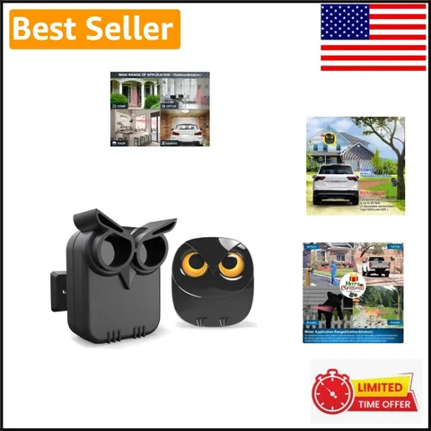 Expandable Wireless Driveway Alarm - 1/2 Mile Motion Sensor with Custom Melodies