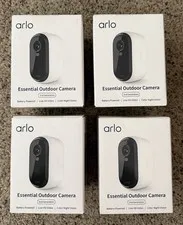 4- Arlo Essential Outdoor Camera 2nd Generation Live HD Video Color Night Vision