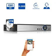 Evertech 16 Channel H.265 Video Recorder Surveillance CCTV Security DVR with 2TB