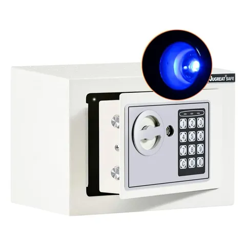 JUGREAT Safe Box with Induction Light,Electronic Digital Security Safe Steel ...