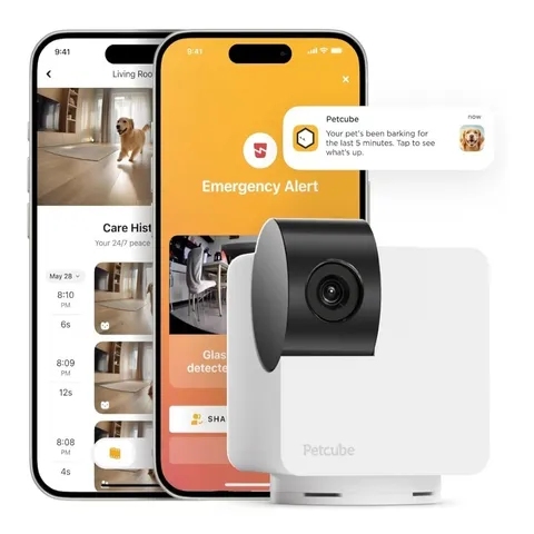 Petcube Cam 360 Camera Interactive WiFi Pet and Home Security Pan-Tilt Camera wi