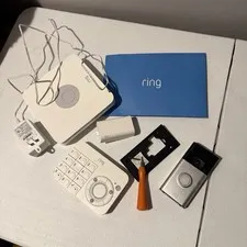 Ring System- Alarm Security Set with door bell, Key Pad, Base Station