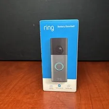 Ring - Battery Doorbell (newest model) Retinal 2K with wide-angle video (4077)