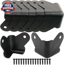8PCS Textured Steel, Edge Protection Box Corner Protector, Powder Coat Corner, D
