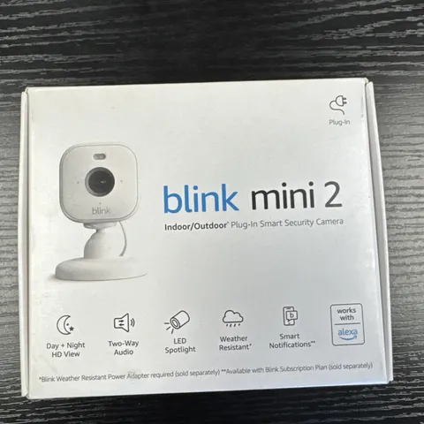 Blink Mini 2 Security Camera Webcam 1080p Home With 2 Way Audio