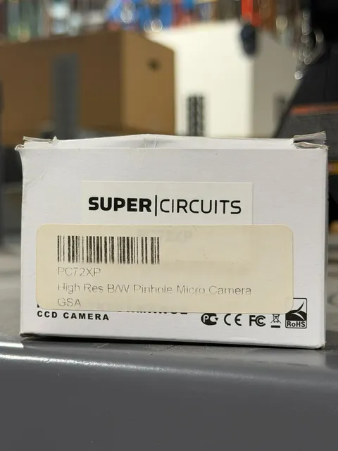 Super Circuits PC72XP High Resolution B&W Pinhole Micro CCD Security Camera