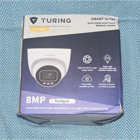 Turing Video TP-MEAD8MA28 SMART Series 8MP Tri-Light Turret Network Camera