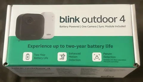 Blink Outdoor 4 Wireless smart security camera w/Sync Module - Brand New