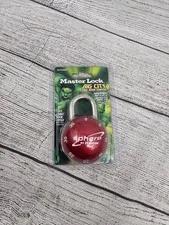 MASTER LOCK 2075DAST SPHERO Spin Combination Lock RED.  2002