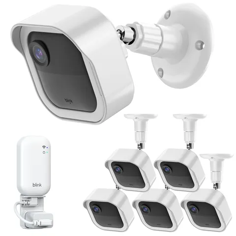 5 PACK Blink Outdoor Camera Mount with Sync Module Outlet Wall Mount, White