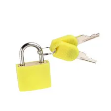 23MM Coloured Small Mini Suitcase Padlock Cabinet Door Bookbag Home Ornament Lug
