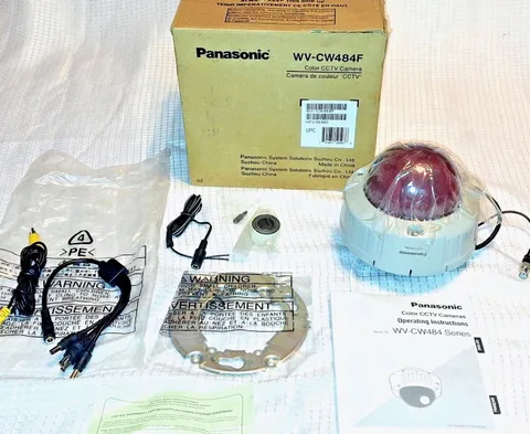 Panasonic WV-CW484F Super Dynamic III Vandal Resistant CCTV Camera NIB Complete