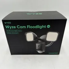 Wyze Cam Floodlight V2 Motion-Activated 2K HD Color Night Vision Camera