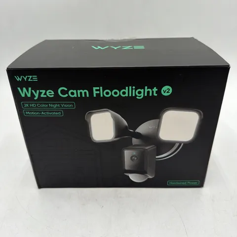 Wyze Cam Floodlight V2 Motion-Activated 2K HD Color Night Vision Camera