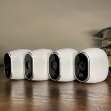 Netgear Arlo VMC3030 Add-On Wireless Security Camera NO Batteries Lot of 4