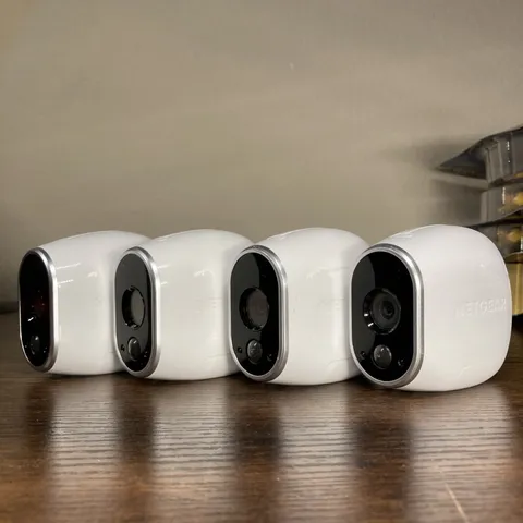 Netgear Arlo VMC3030 Add-On Wireless Security Camera NO Batteries Lot of 4