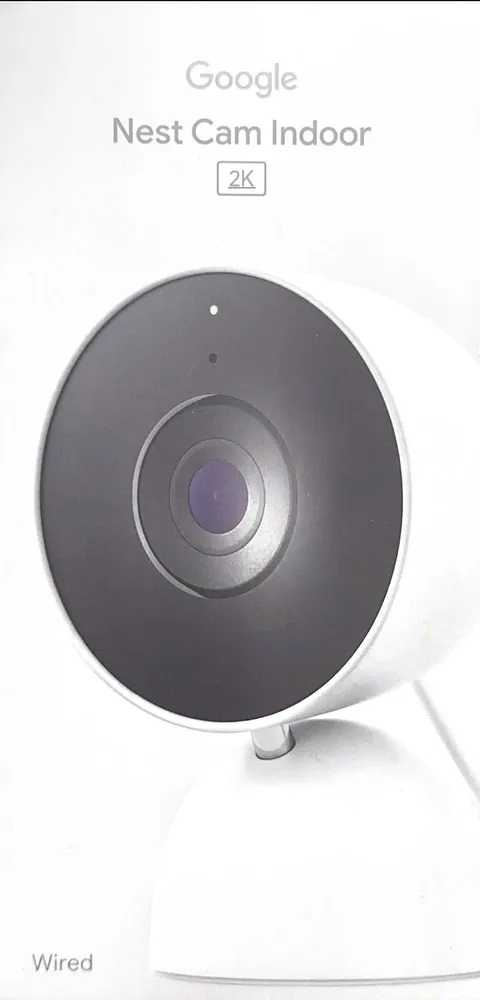 Google Nest Cam Indoor (Wired, 3nd Gen) - Indoor Security Camera with 2K Video