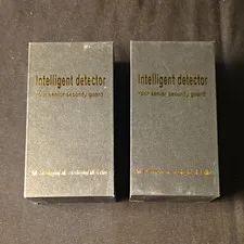 Intelligent Detector Wireless Infrared Indoor Motion Sensor, Black 2pk