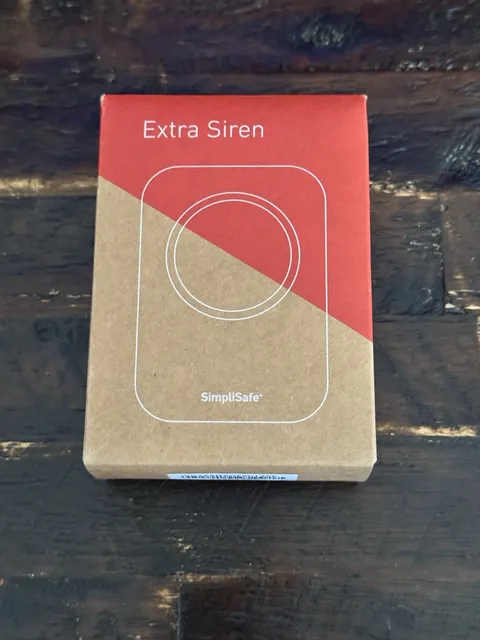 SimpliSafe Extra Siren Home Security  System Model WS3 - NEW