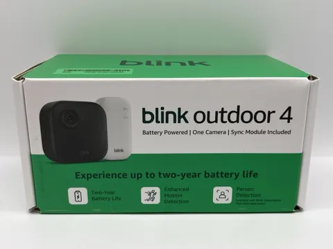 NEW Blink Outdoor 4 (4th Gen) Smart Security Camera Wire Free W/ Sync Module