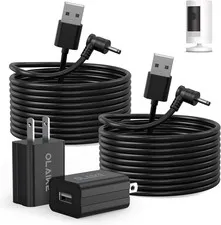 Indoor/Outdoor Power Adapter for Ring Stick up Cam Battery 3Rd Gen/2Nd Gen/Plug-