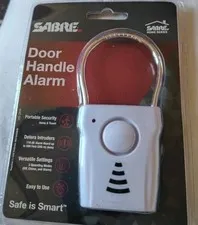 Sabre Door Handle Alarm - White: Brand New In Original Package