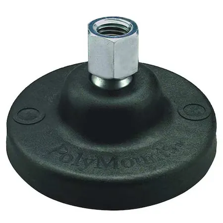 S & W Manufacturing Bnylc5-T Leveling Mount, Boltless, 5/8-11, 5 In Base