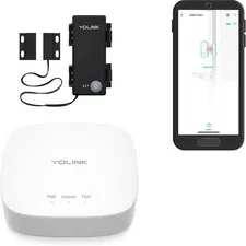Lora Smart Outdoor Contact Sensor & Hub Starter Kit, Gate & Shed Door Sensor, Un