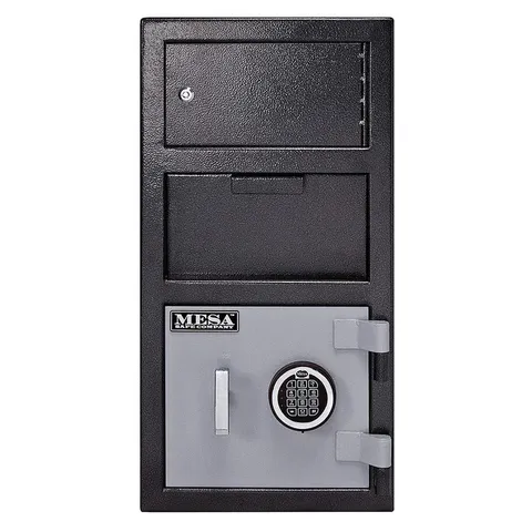 MESA SAFE COMPANY MFL2014EK Cash Depository Safe,0.8 cu ft,Steel 16X158