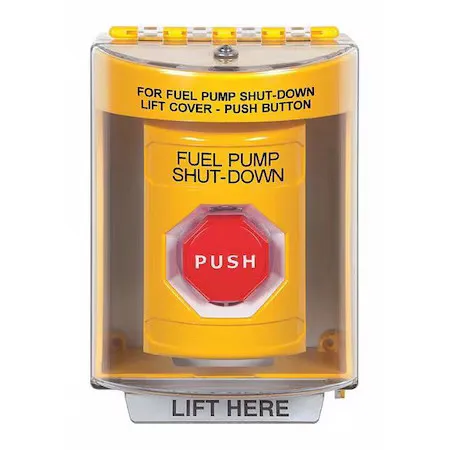 Safety Technology International Ss2275ps-En Fuel Pump Shutdown Push