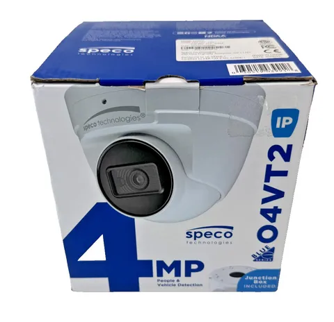 Speco Technologies O4VT2 4MP IP Turret Security Camera 2.8mm PoE Outdoor White